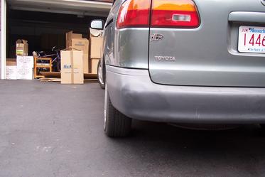 Dent on bumber repaired.